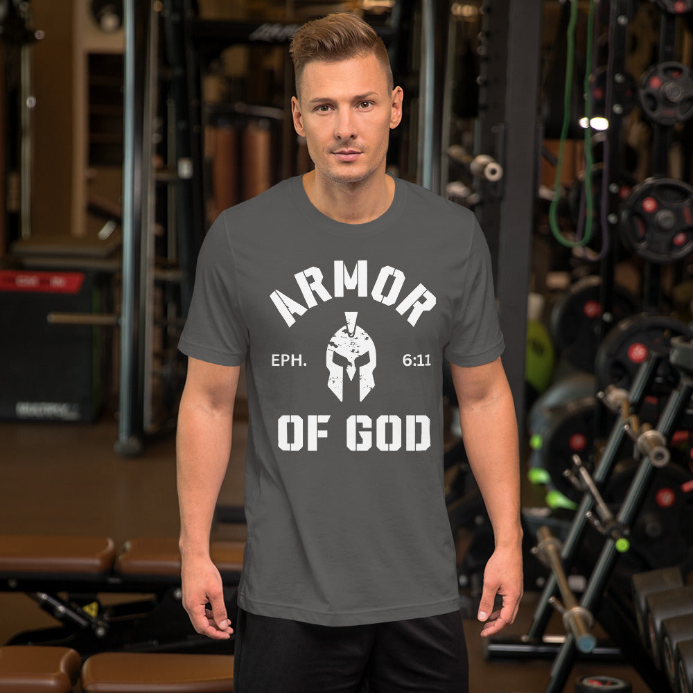 Armor of God Crewneck T-Shirt (Unisex) - Humble & Faithful Co.