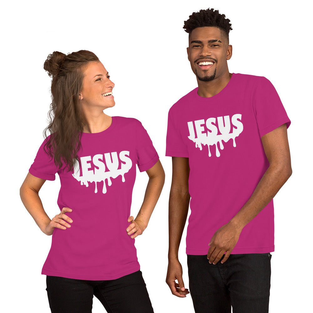 Jesus Drip Crewneck T-Shirt (Unisex)