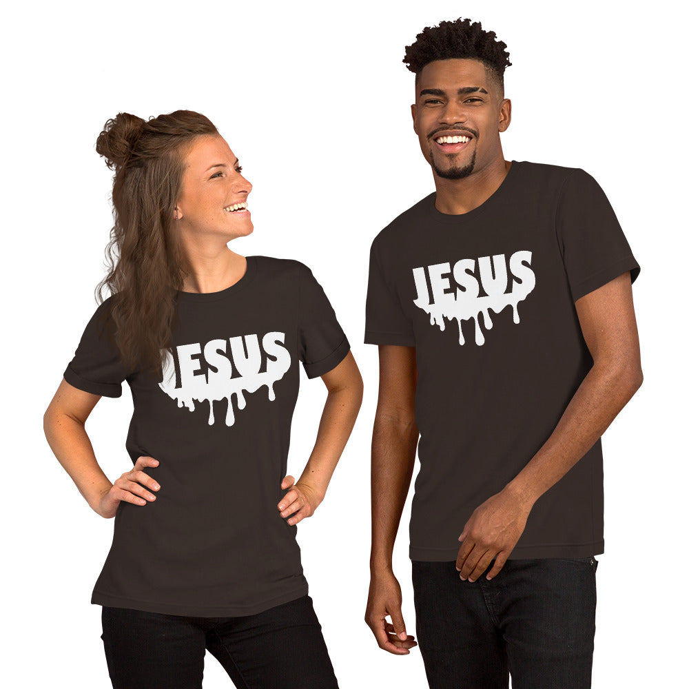 Jesus Drip Crewneck T-Shirt (Unisex)