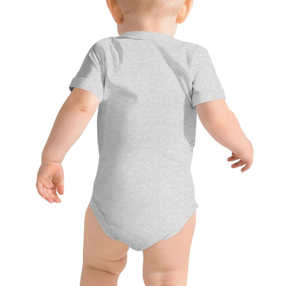 Faith Baby Embroidered Short Sleeve One Piece (Unisex) - Humble & Faithful Co.