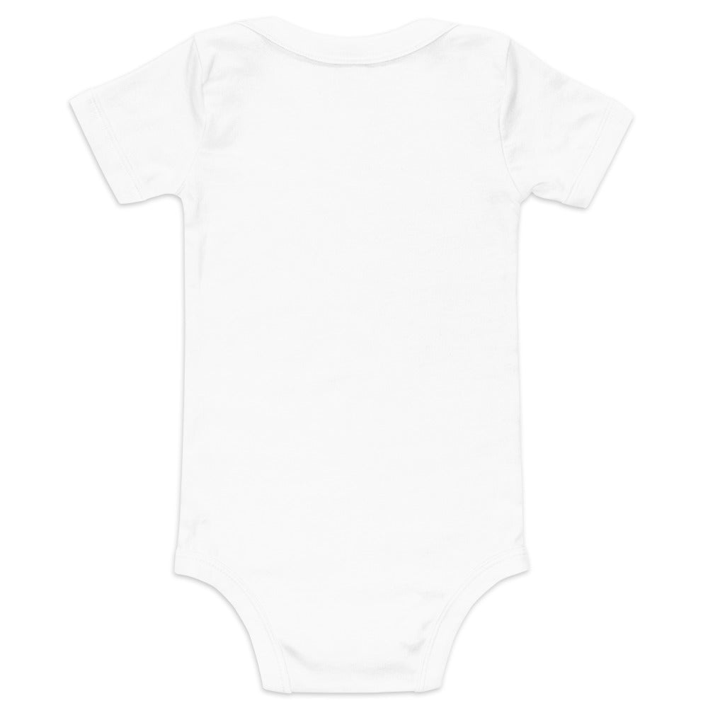 Faith Baby Embroidered Short Sleeve One Piece (Unisex) - Humble & Faithful Co.