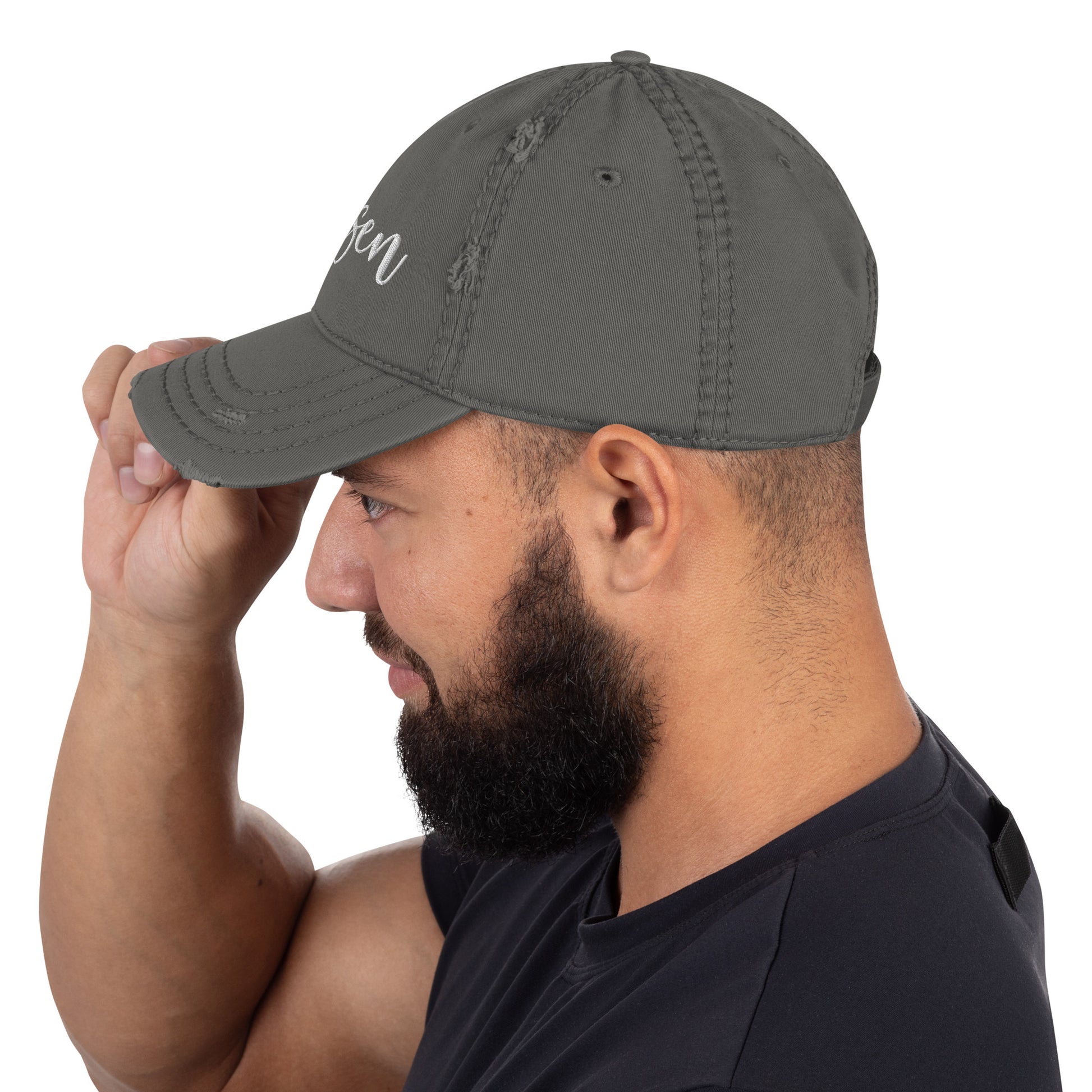 Chosen Distressed Dad Hat (Unisex) - Humble & Faithful Co.