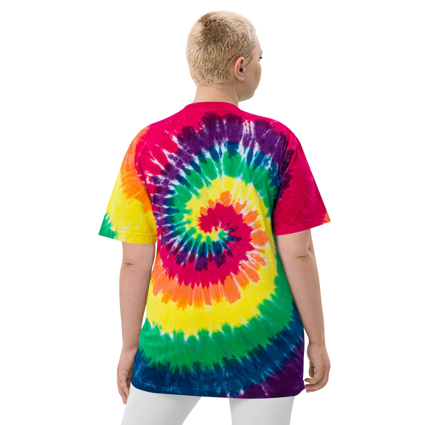 Oversized Embroidered Chosen Tie-Dye T-Shirt (Unisex) - Humble & Faithful Co.