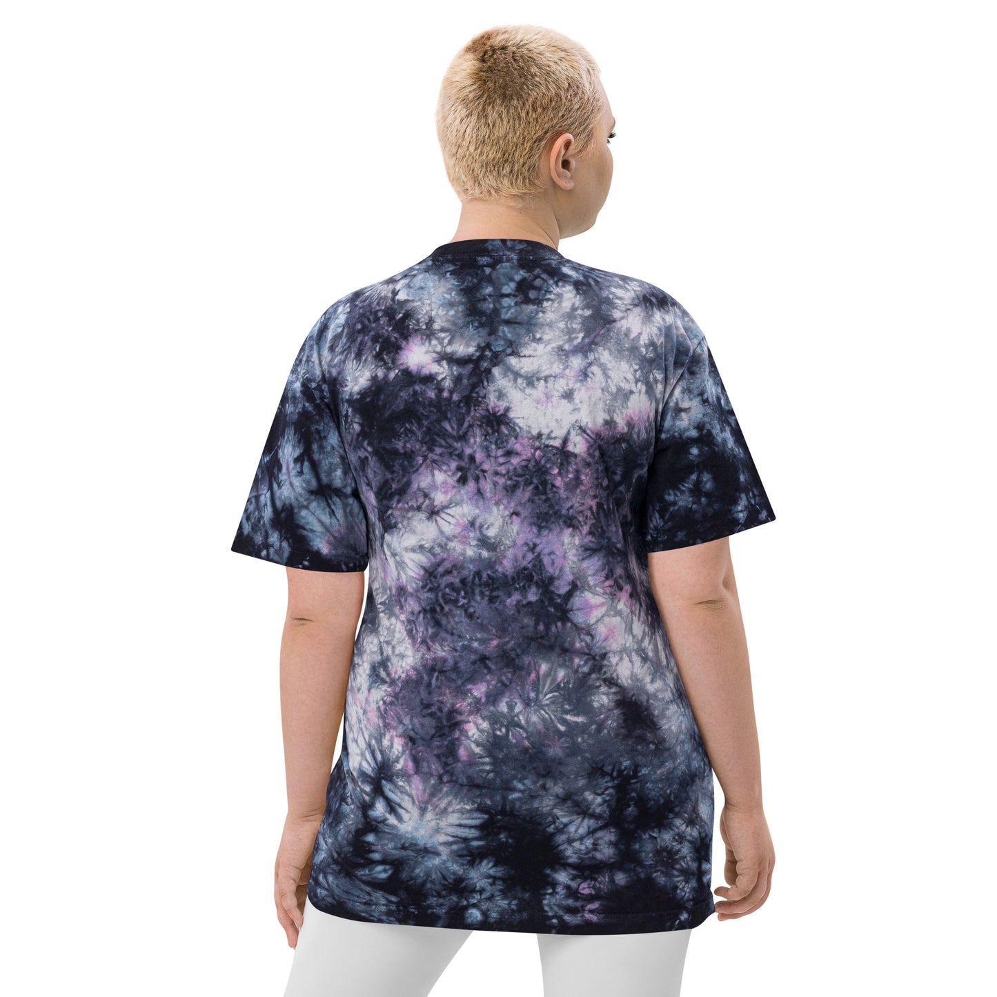 Oversized Embroidered Chosen Tie-Dye T-Shirt (Unisex) - Humble & Faithful Co.