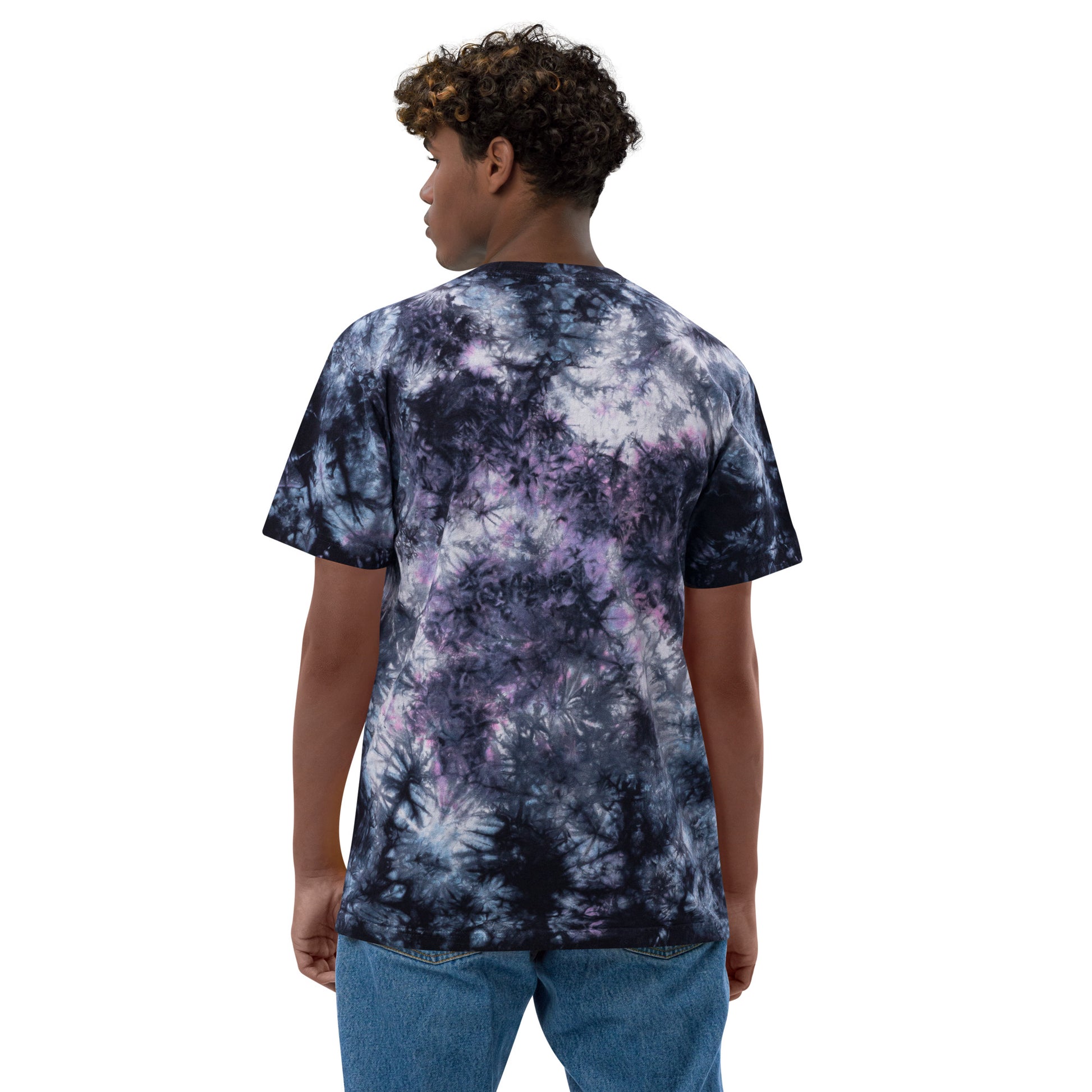 Oversized Embroidered Chosen Tie-Dye T-Shirt (Unisex) - Humble & Faithful Co.