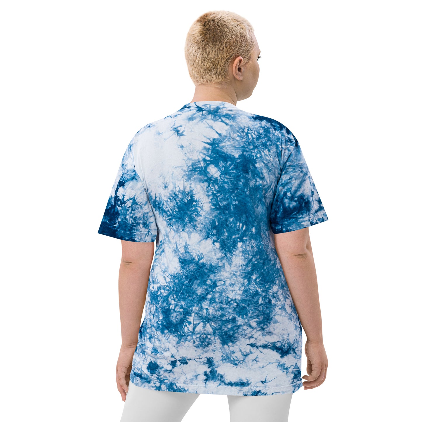 Oversized Embroidered Chosen Tie-Dye T-Shirt (Unisex) - Humble & Faithful Co.