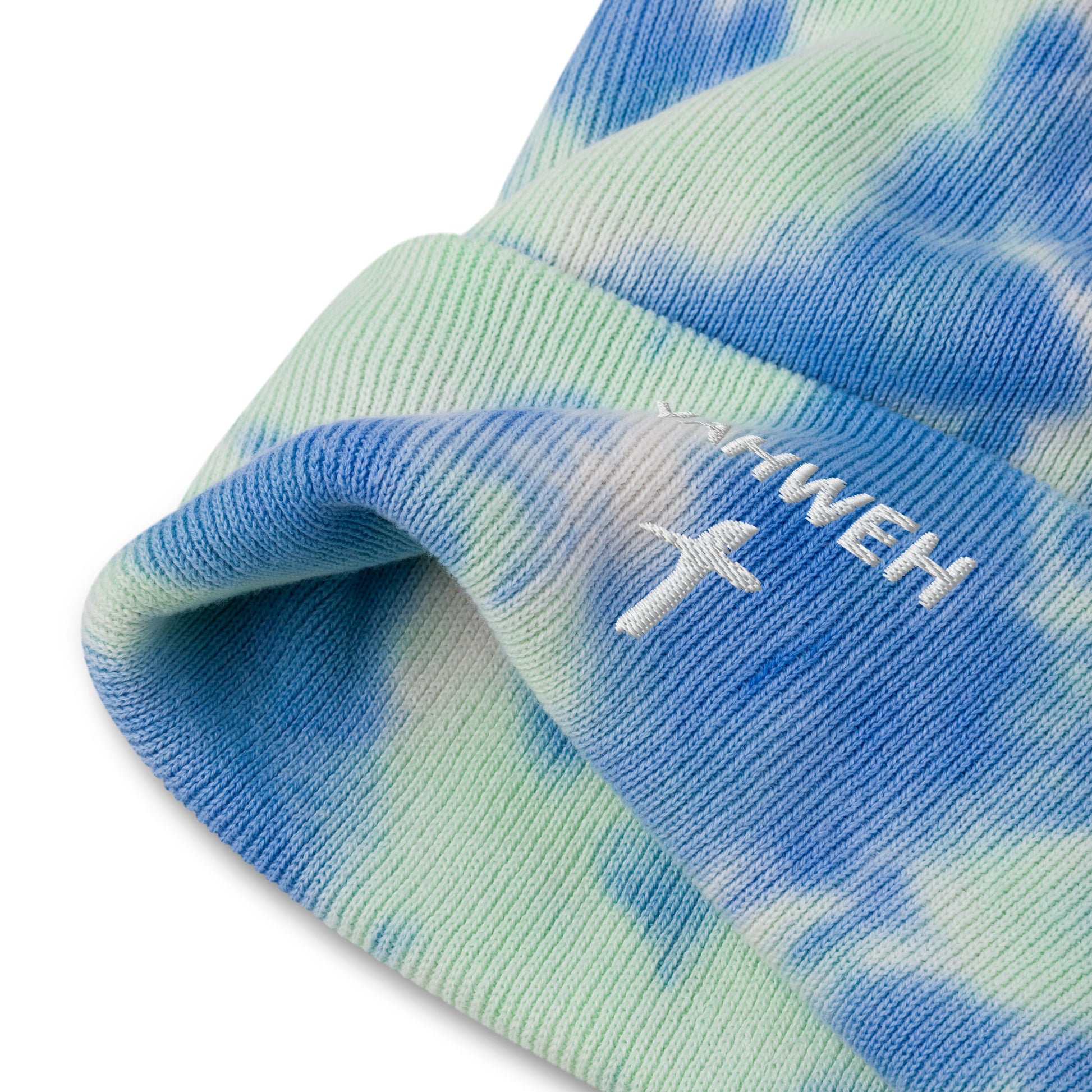 Embroidered "Yahweh" Tie-Dye Beanie (Unisex) - Humble & Faithful Co.