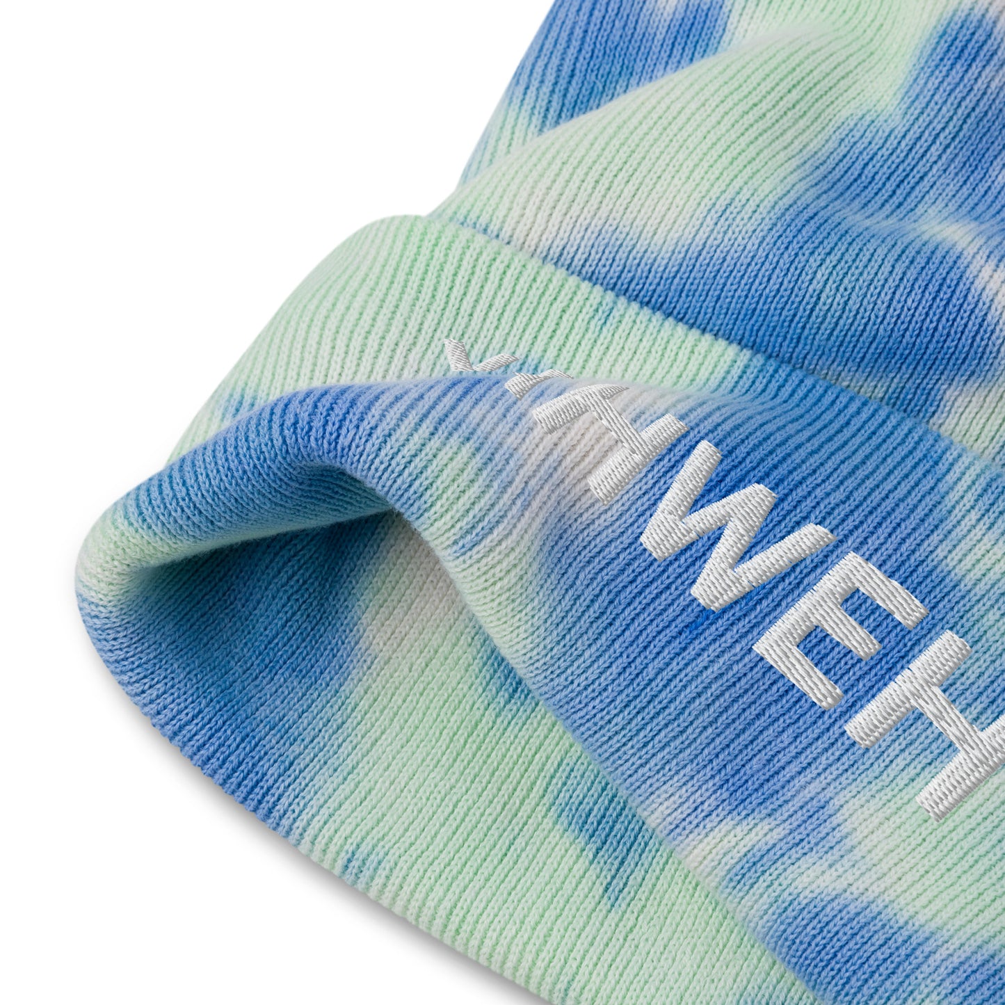 Yahweh Embroidered Tie-Dye Beanie (Unisex) - Humble & Faithful Co.