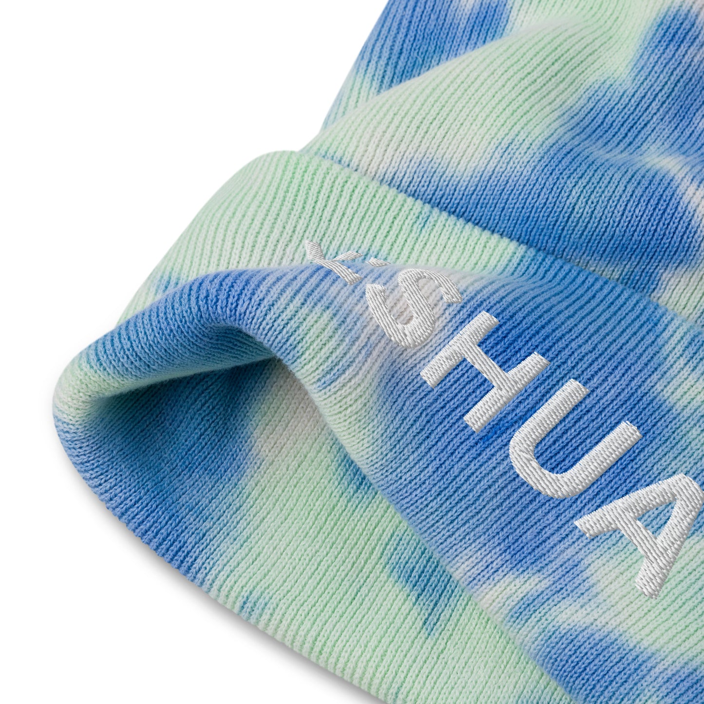 Yeshua Embroidered Tie-Dye Beanie (Unisex) - Humble & Faithful Co.