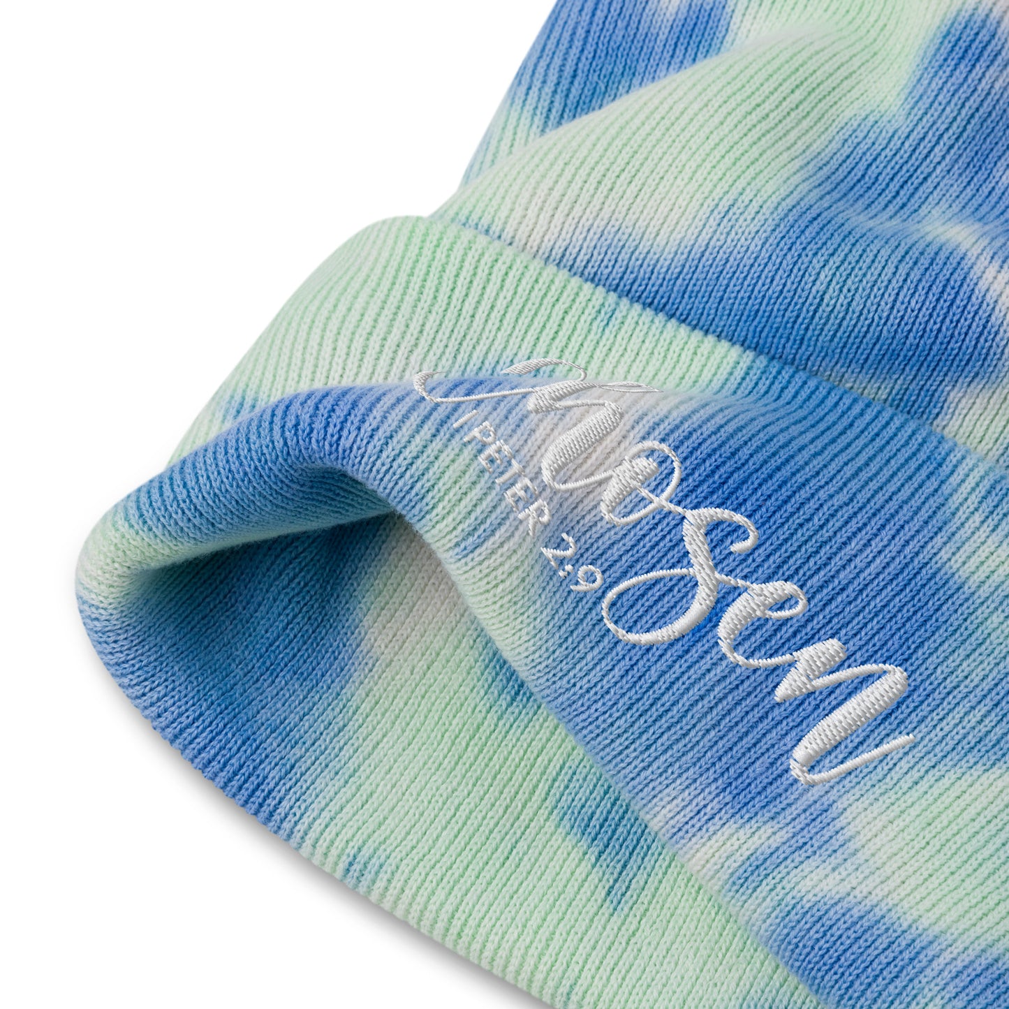 Chosen Embroidered Tie-Dye Beanie (Unisex) - Humble & Faithful Co.