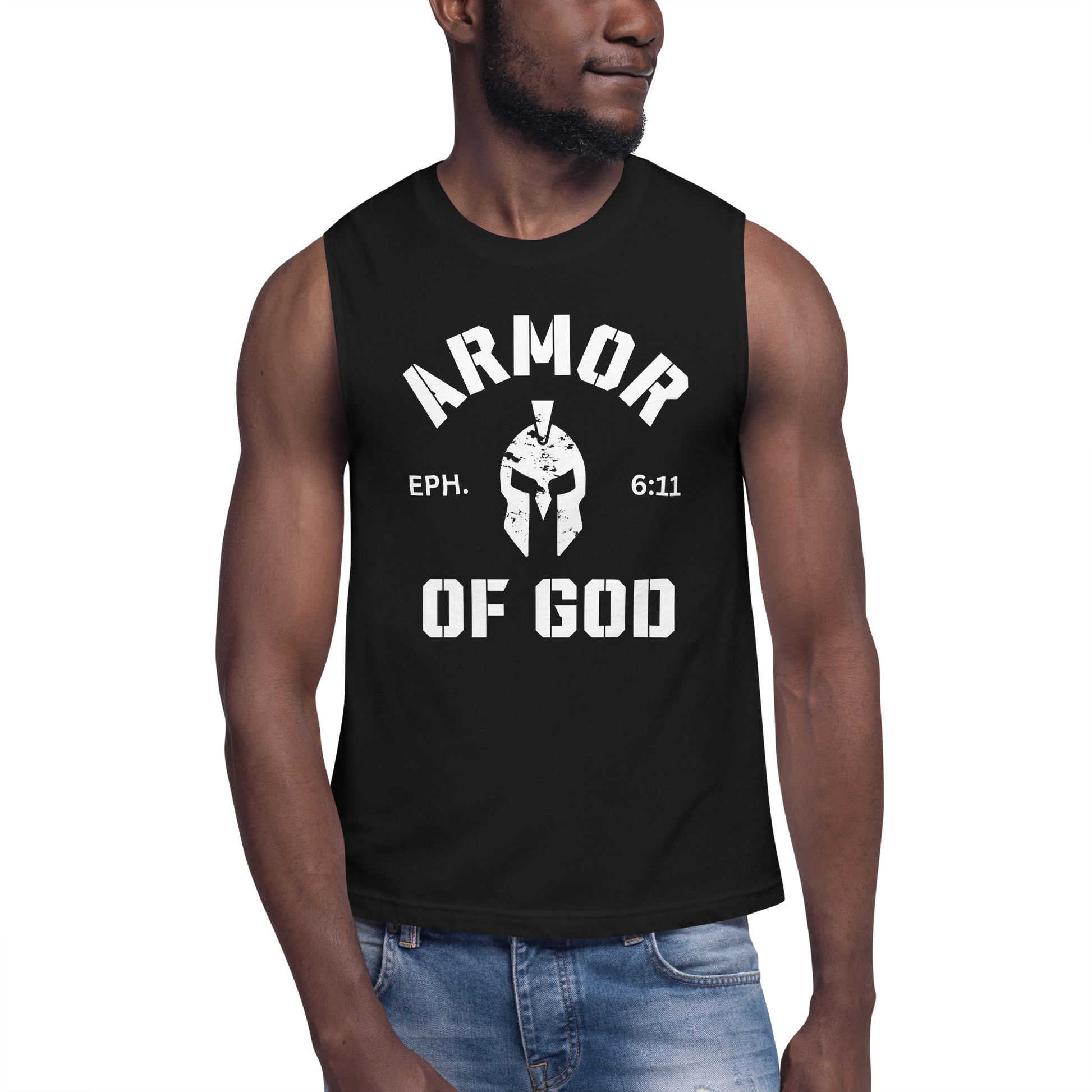 Armor of God Muscle Shirt - Humble & Faithful Co.