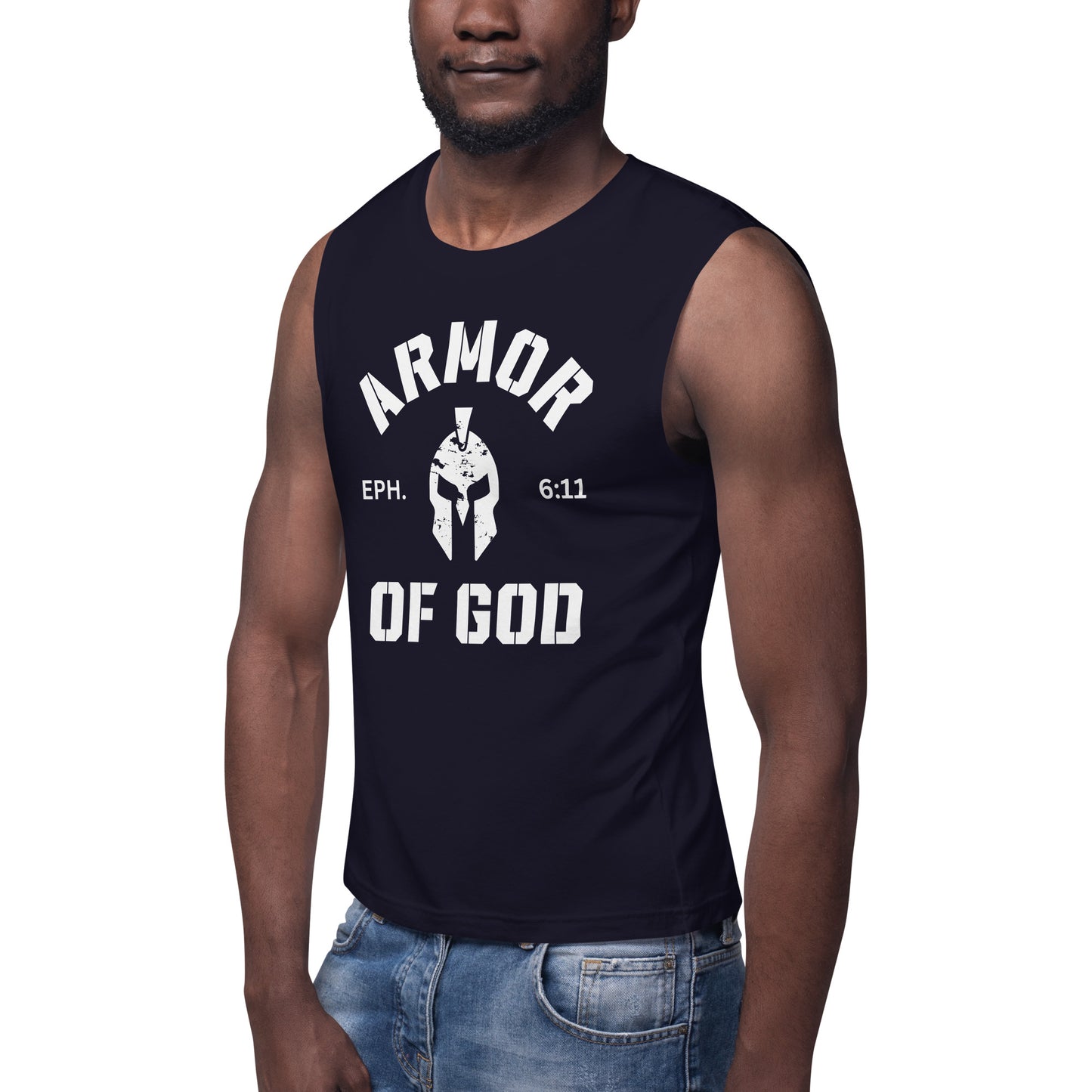 Armor of God Muscle Shirt - Humble & Faithful Co.