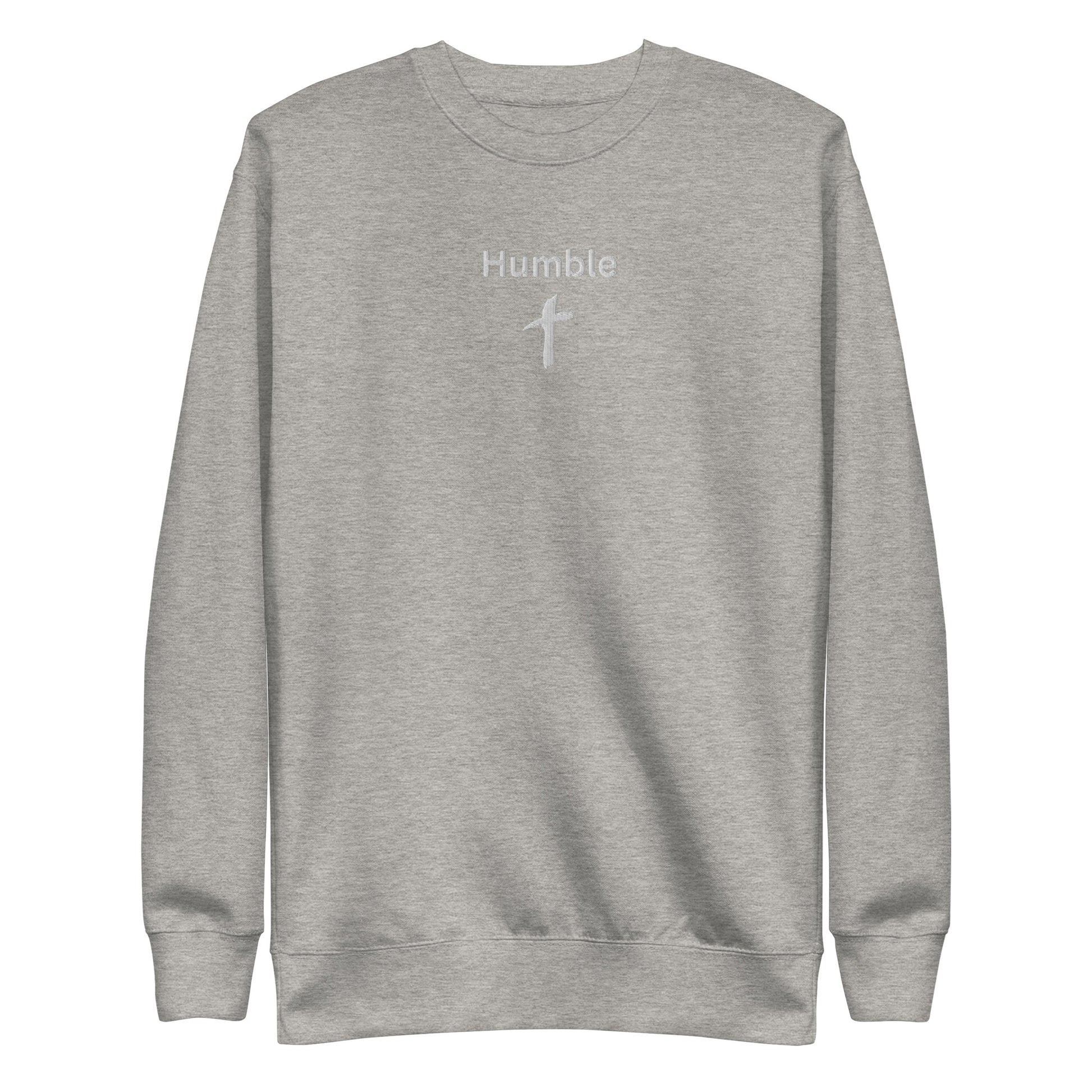 Women's Premium Embroidered "Humble" Sweatshirt - Humble & Faithful Co.