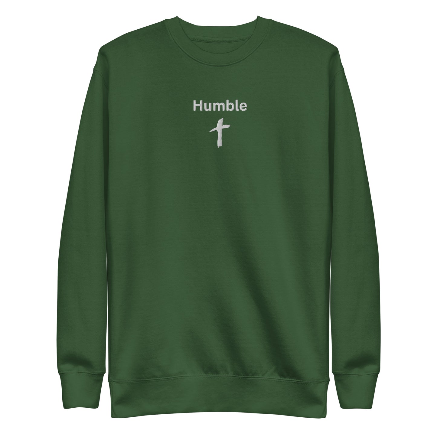 Women's Premium Embroidered "Humble" Sweatshirt - Humble & Faithful Co.