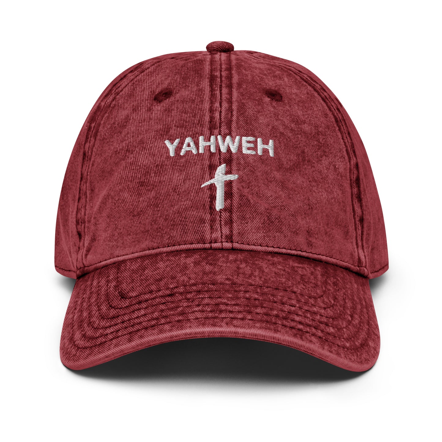 Vintage Cotton Twill "Yahweh" Cap - Humble & Faithful Co.